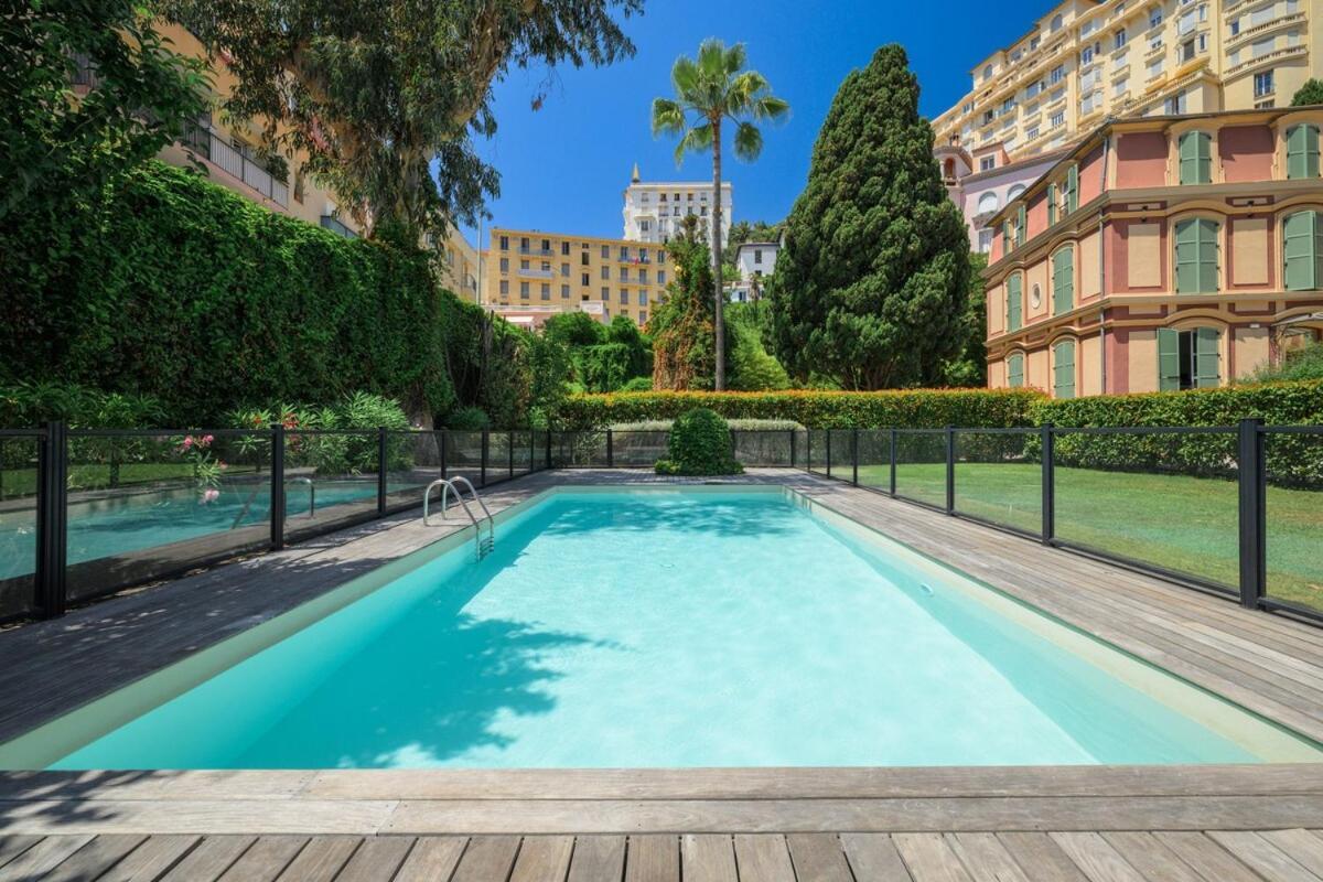 Le Coq Wagner - Parking - Air Conditioning - Pool Lägenhet Menton Exteriör bild