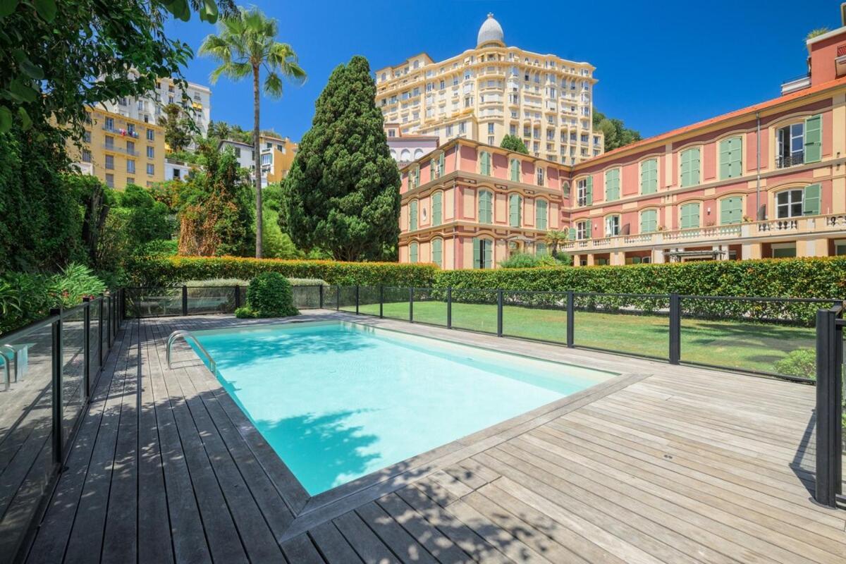Le Coq Wagner - Parking - Air Conditioning - Pool Lägenhet Menton Exteriör bild